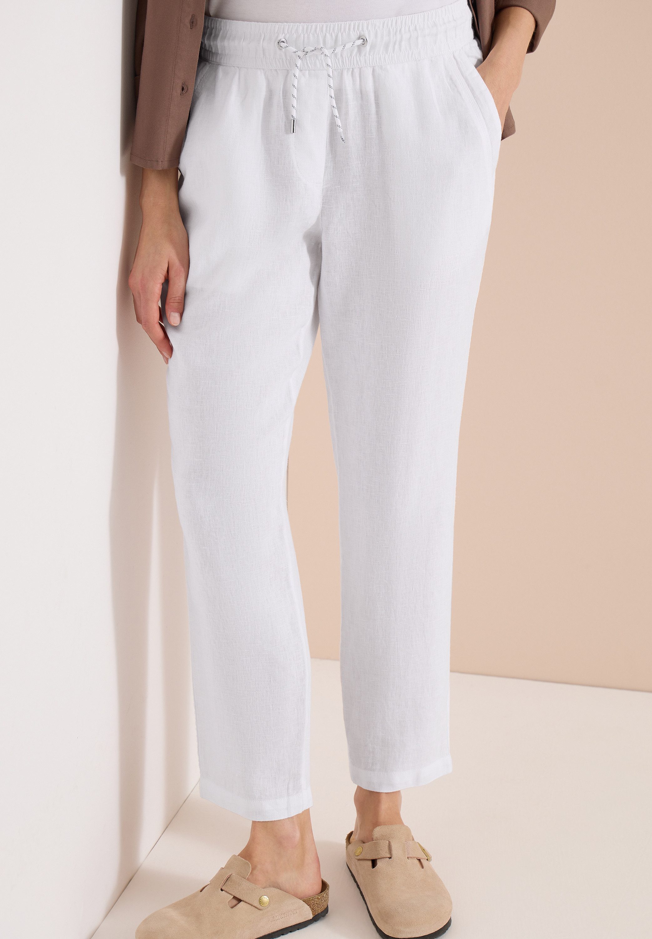 CECIL Jogger Pants aus Leinen