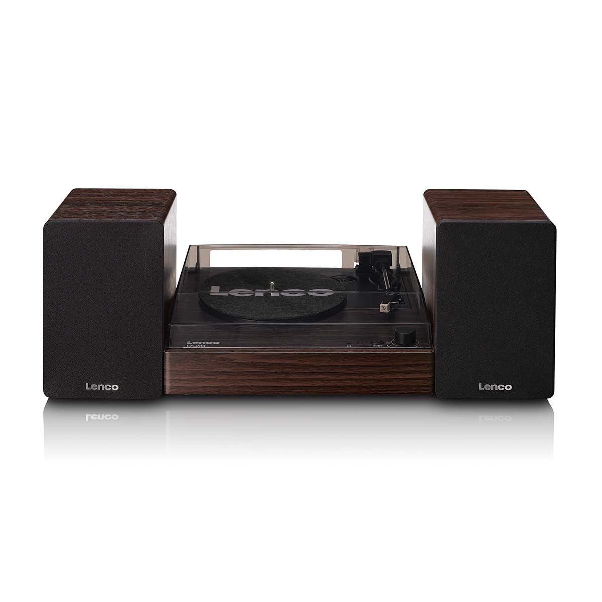 Lenco LS-200WD Plattenspieler (Riemenantrieb, Bluetooth, Bluetooth-Streaming, Vinyl-Wiedergabe, Plug-and-Play, AUX-Eingang) – Bild 2 von 5
