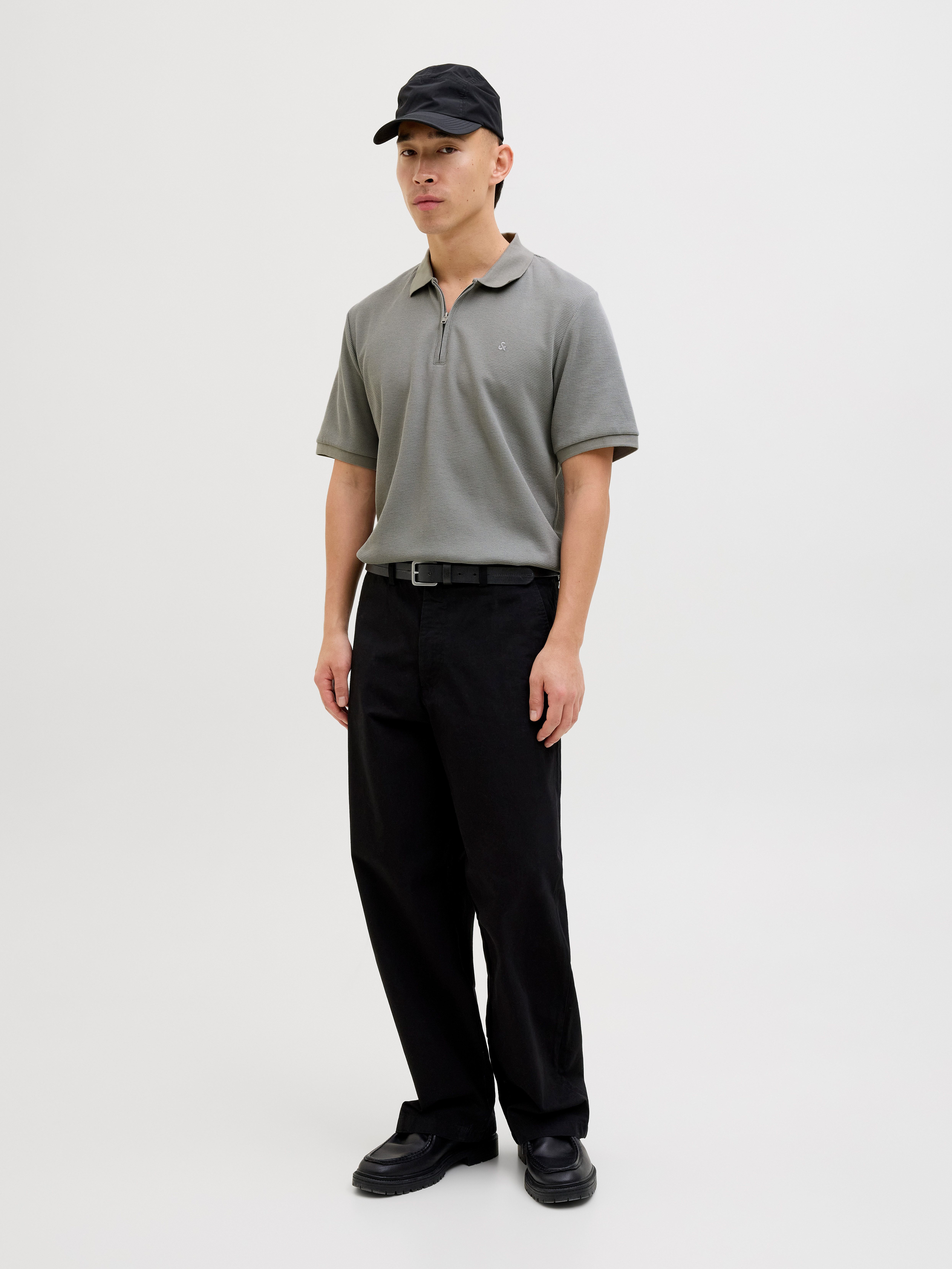 Jack & Jones Poloshirt JJEAUSTIN ZIP POLO SS NOOS mit Polokragen – Bild 3 von 5