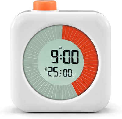 autolock Intervall-Timer Visueller Timer Digital, 3 in 1 mit Timer,Uhr und Alarmfunktion