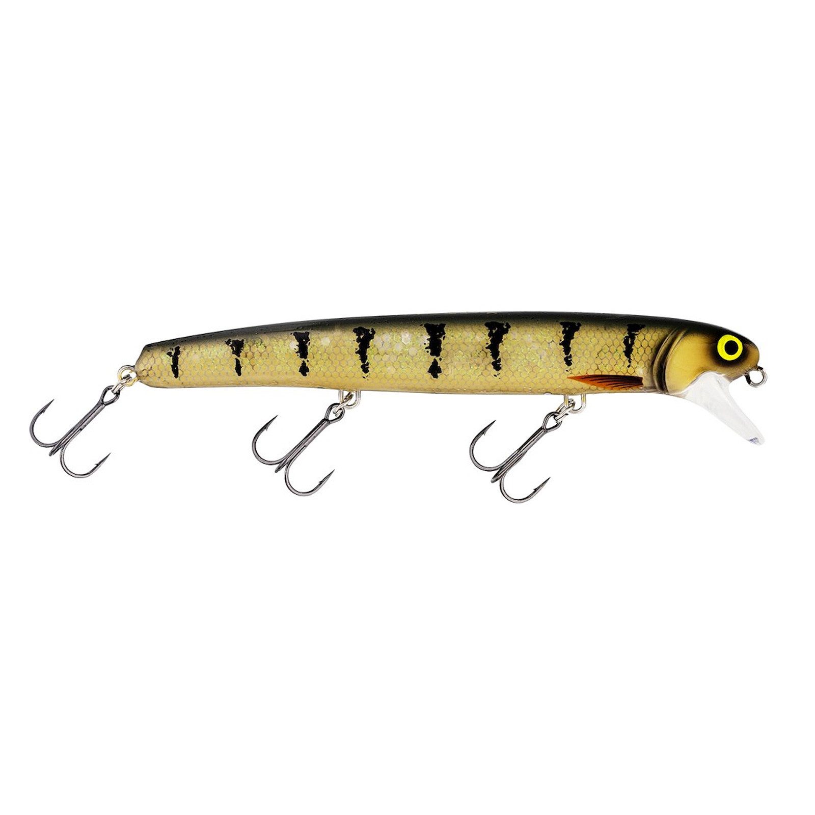 Westin Fishing Kunstköder, Westin Jätte 17cm 3D Amber Perch 47g Floating Wobbler