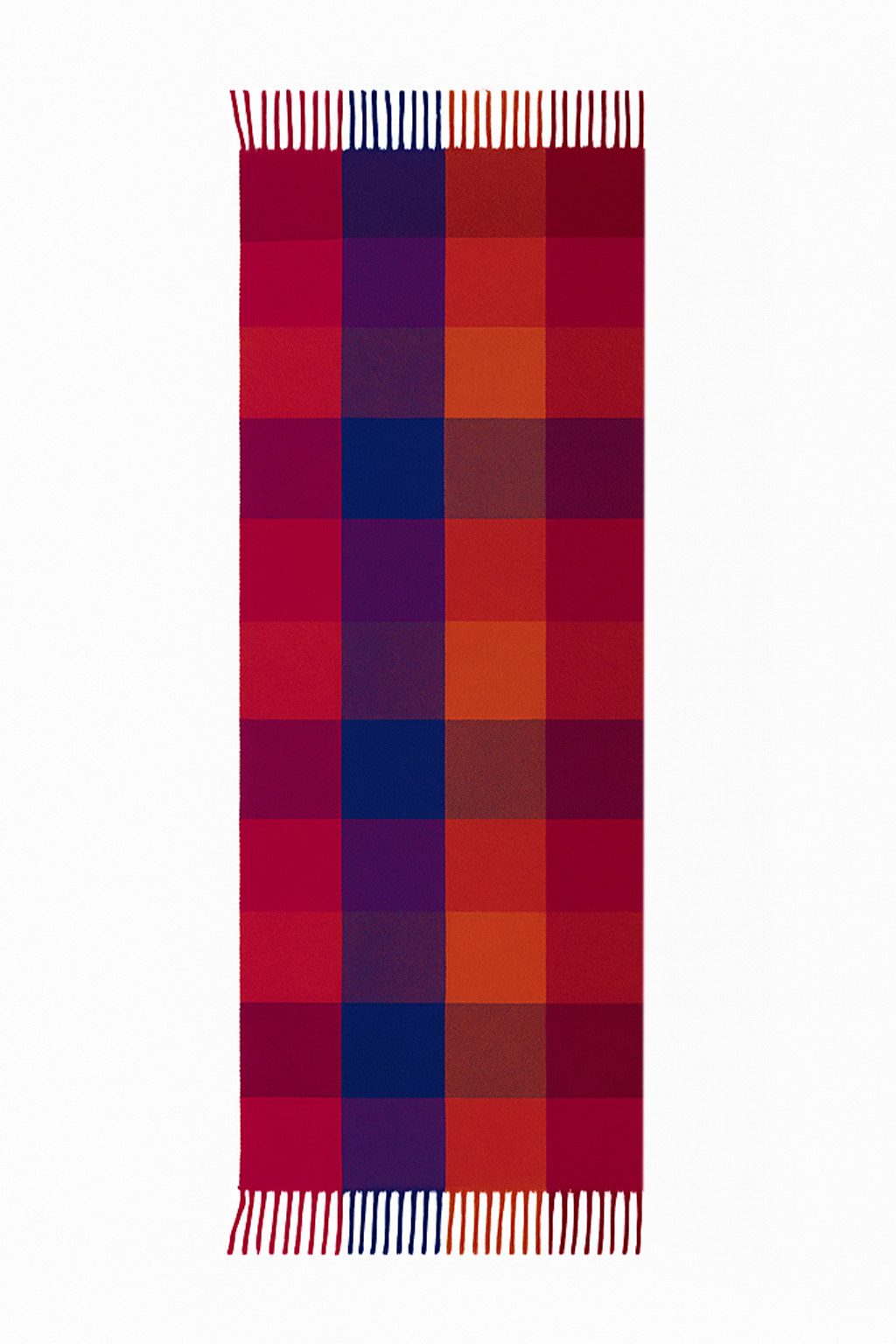 Faera Modeschal Eleganter Schal mit Muster - Leichter für Damen, (1-St), Normal Fit Kariert wärmend Ohne Verschluss Casual-Style – Bild 3 von 4