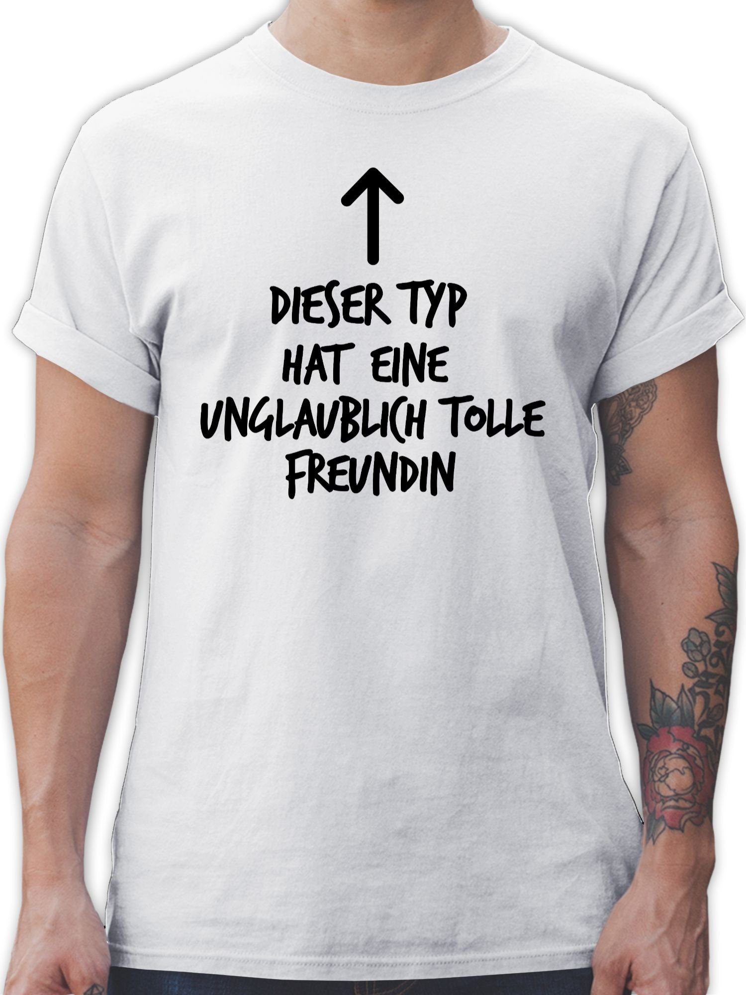 Shirtracer T-Shirt Dieser Typ hat eine günstig online kaufen