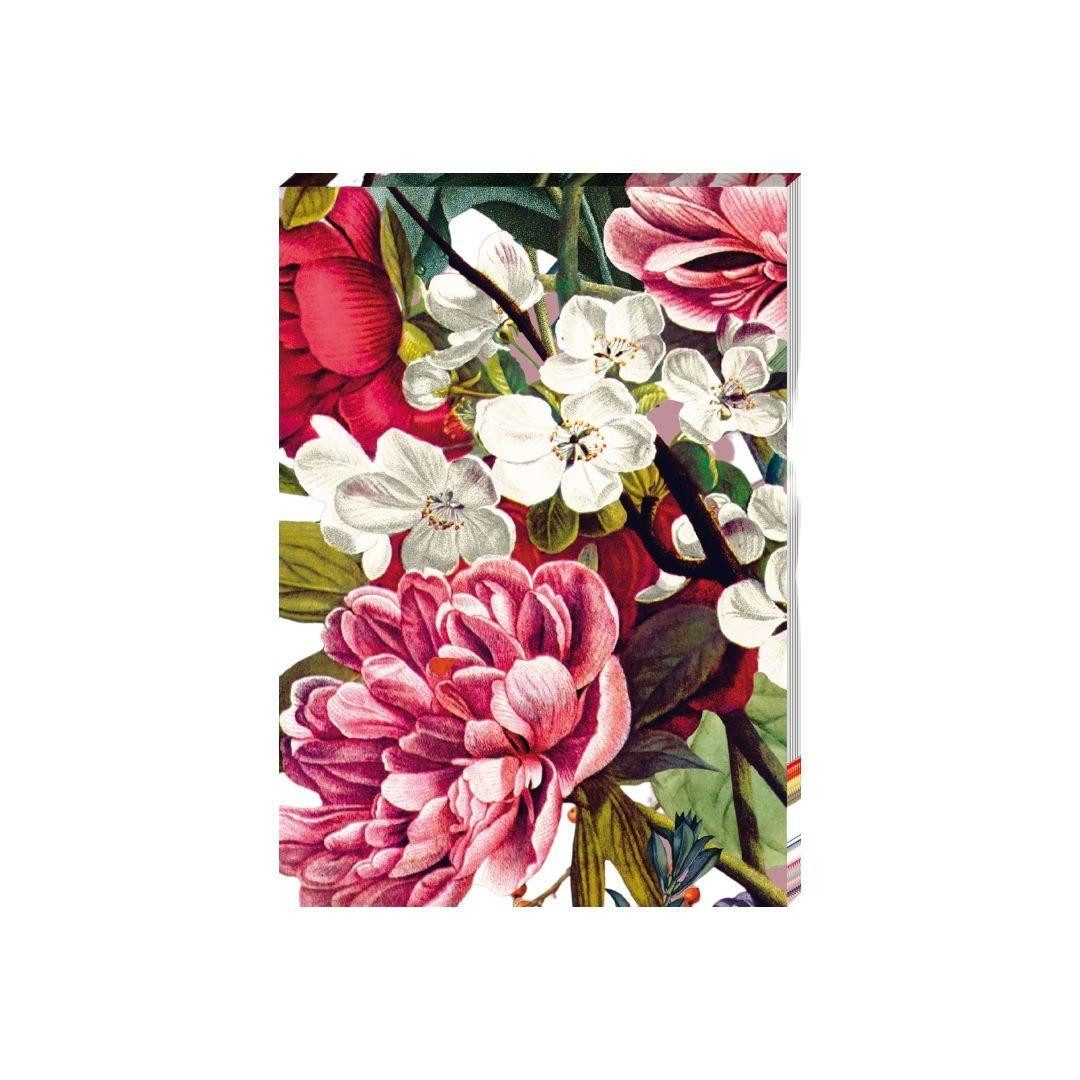 Notizheft Notizblock A6 Blumengruß