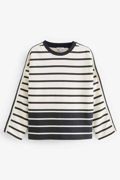 Next Sweatshirt Elegantes Sweatshirt mit Streifen (1-tlg)