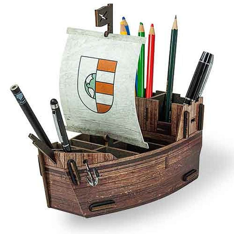 WERKHAUS® Aufbewahrungsbox Werkhaus Stiftebox Segelschiff Kogge günstig online kaufen