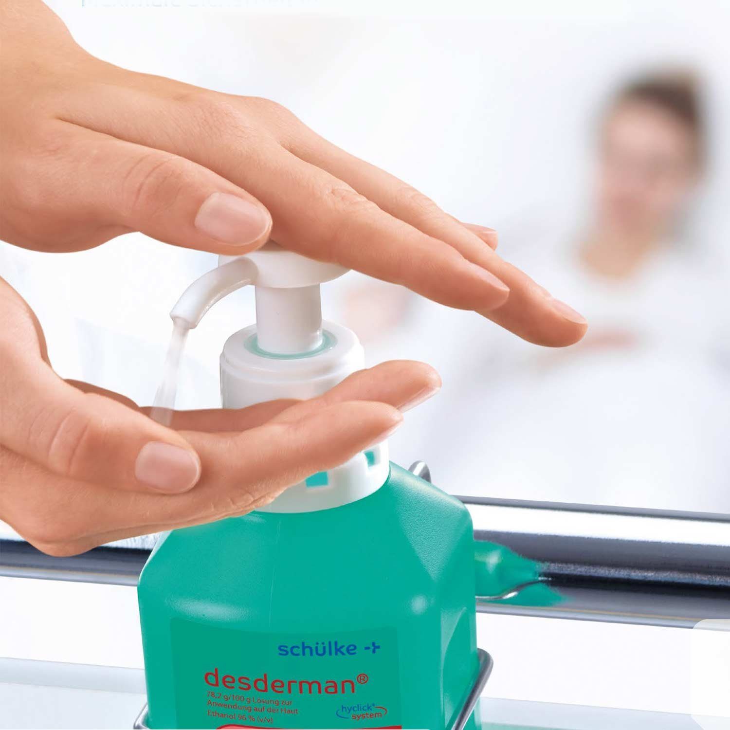 SCHÜLKE & MAYR GmbH Desderman Desinfektionsmittel - 1 L Euroflasche Hand-Desinfektionsmittel