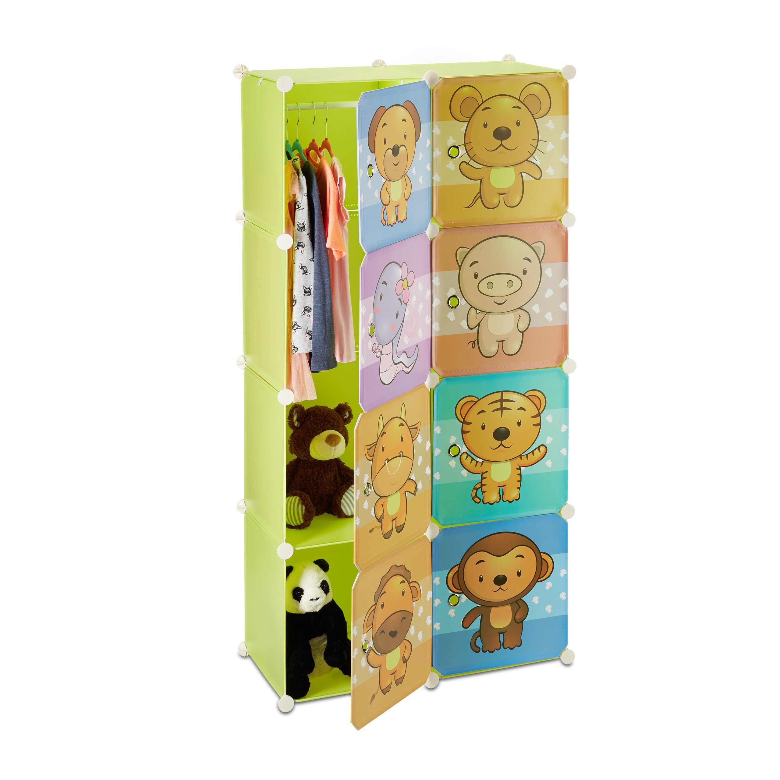 relaxdays Steckregal Kinderregal Stecksystem günstig online kaufen