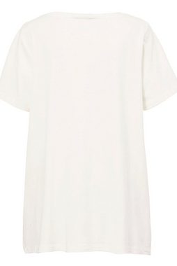 Angel of Style Strickpullover T-Shirt Schriftzug Rundhals Halbarm