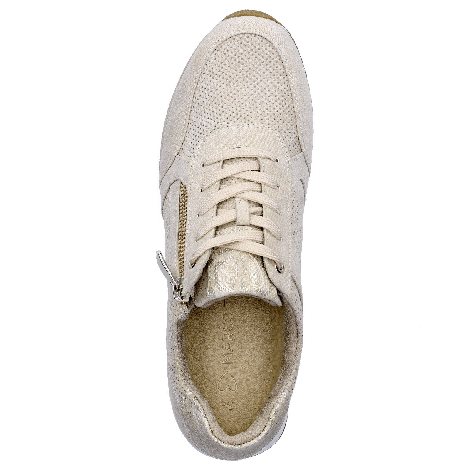 COMB beige gold DUNE Sneaker Damen Sneaker MARCO TOZZI 435 Tozzi Marco