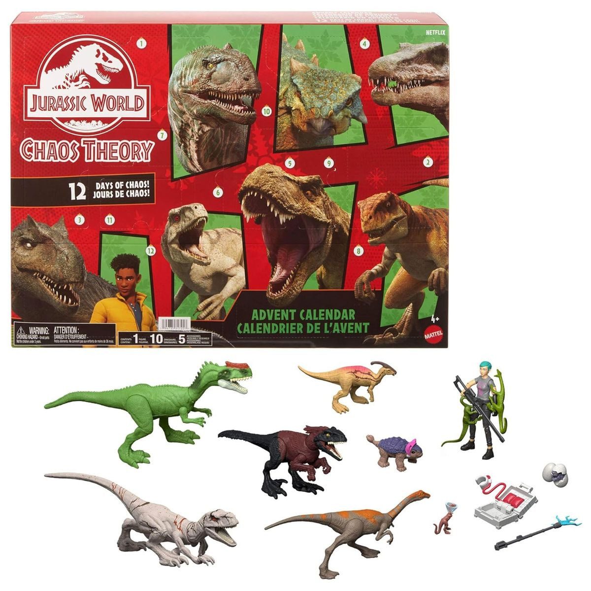 Mattel® Spielwelt Mattel JGM17 - Jurassic World - Adventskalender Die Chaostheorie - 12