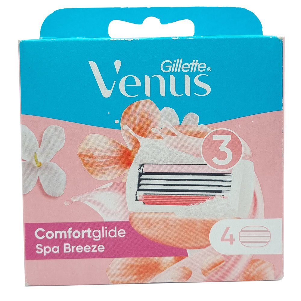 Gillette Venus Лезвия для бритвы Comfortglide Spa Breeze, 4-tlg., 4er Pack