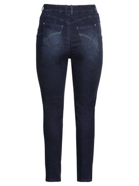 Sheego Jeansjeggings Große Größen mit Push-up-Effekt und Teilgummibund