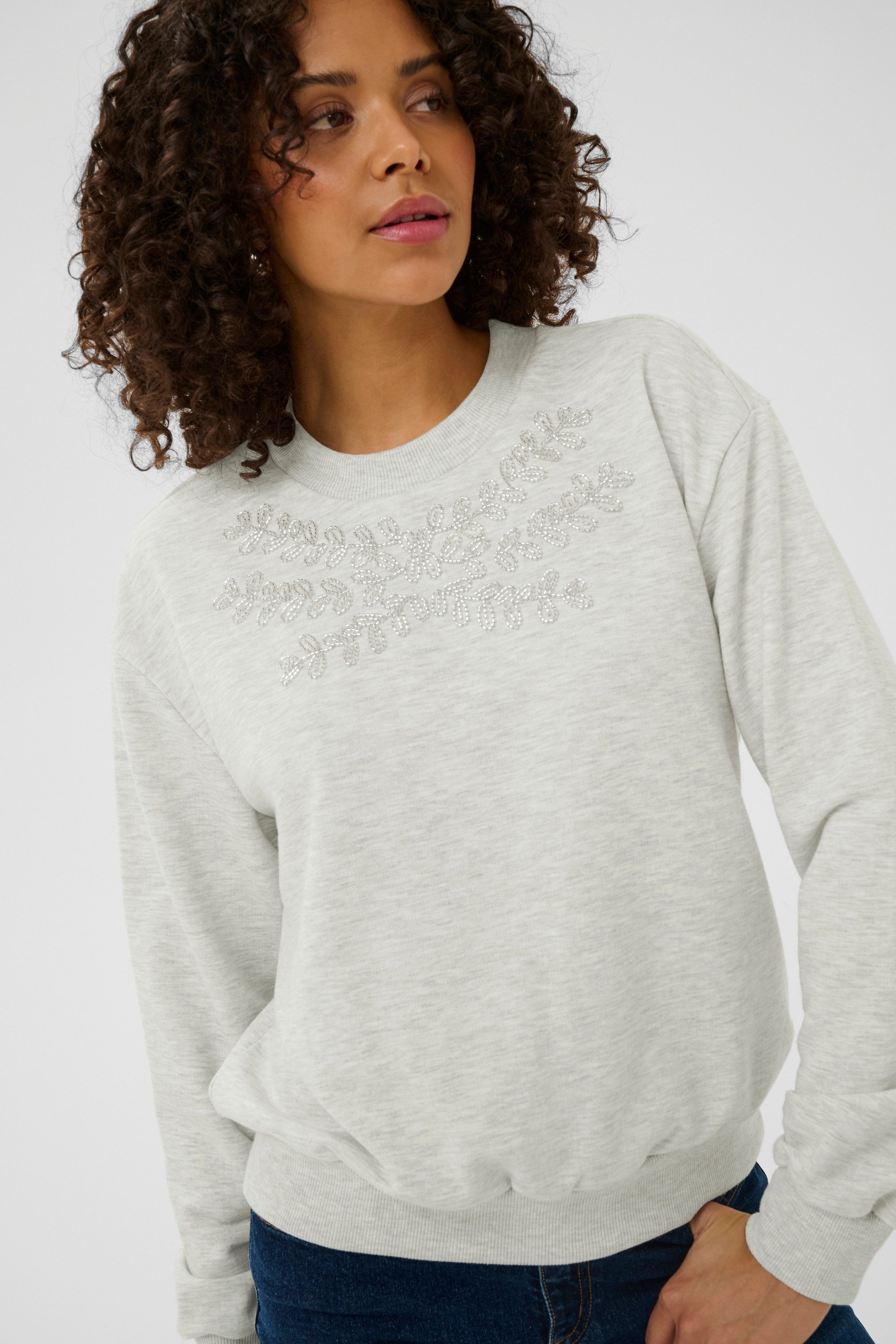 KAFFE Fleecepullover Sweatshirt KAdaniela