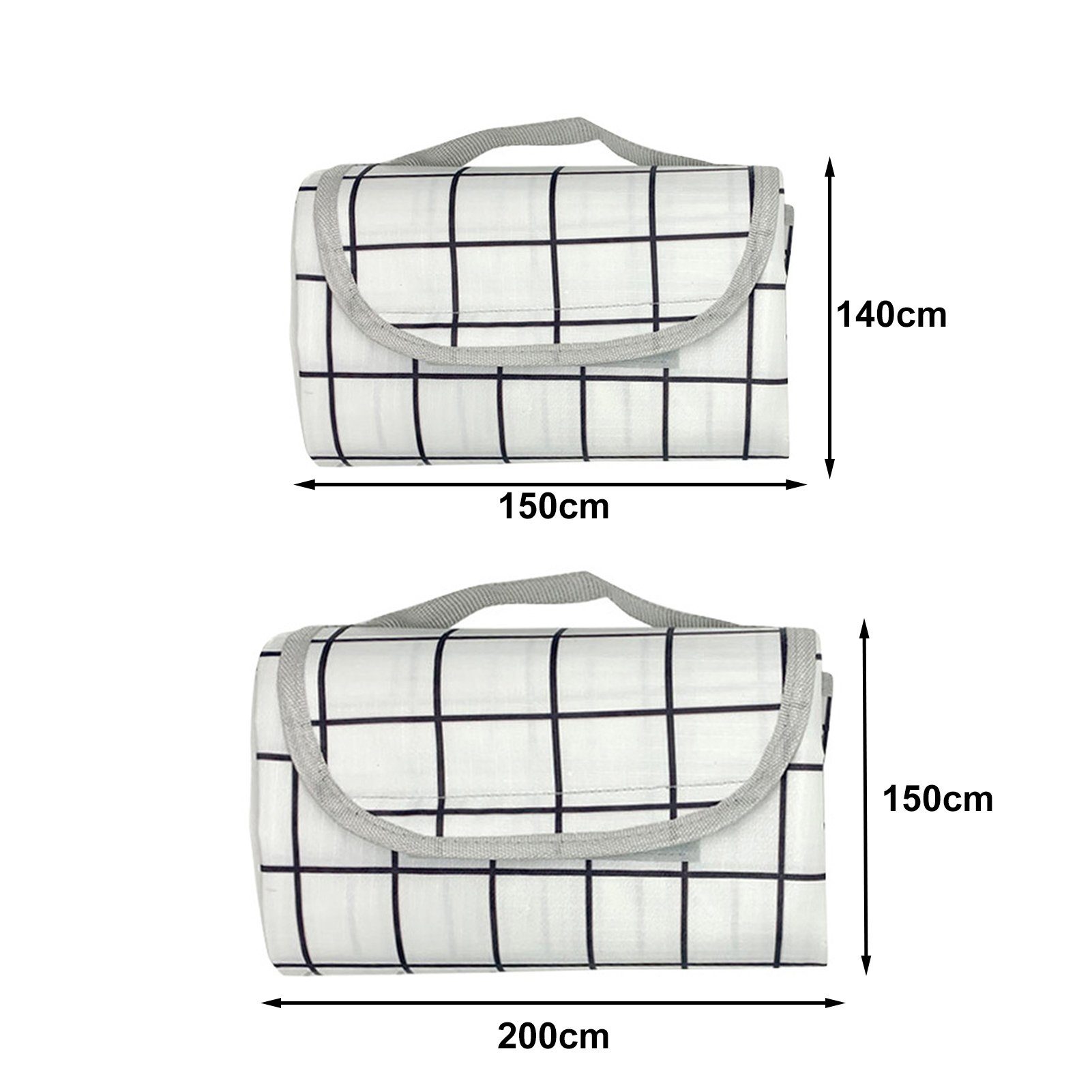 Decke Rutaqian, , proof waterproof beach blanket, foldable compact rot Picknickdecke sand Picknickdecke