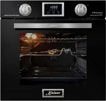 Kaiser Küchengeräte Backofen-Set EH 6326 Sp+KCT 6703 F.., Elektro Backofen, Autark, 10 Funktionen+Glaskeramikkochfeld 60 cm