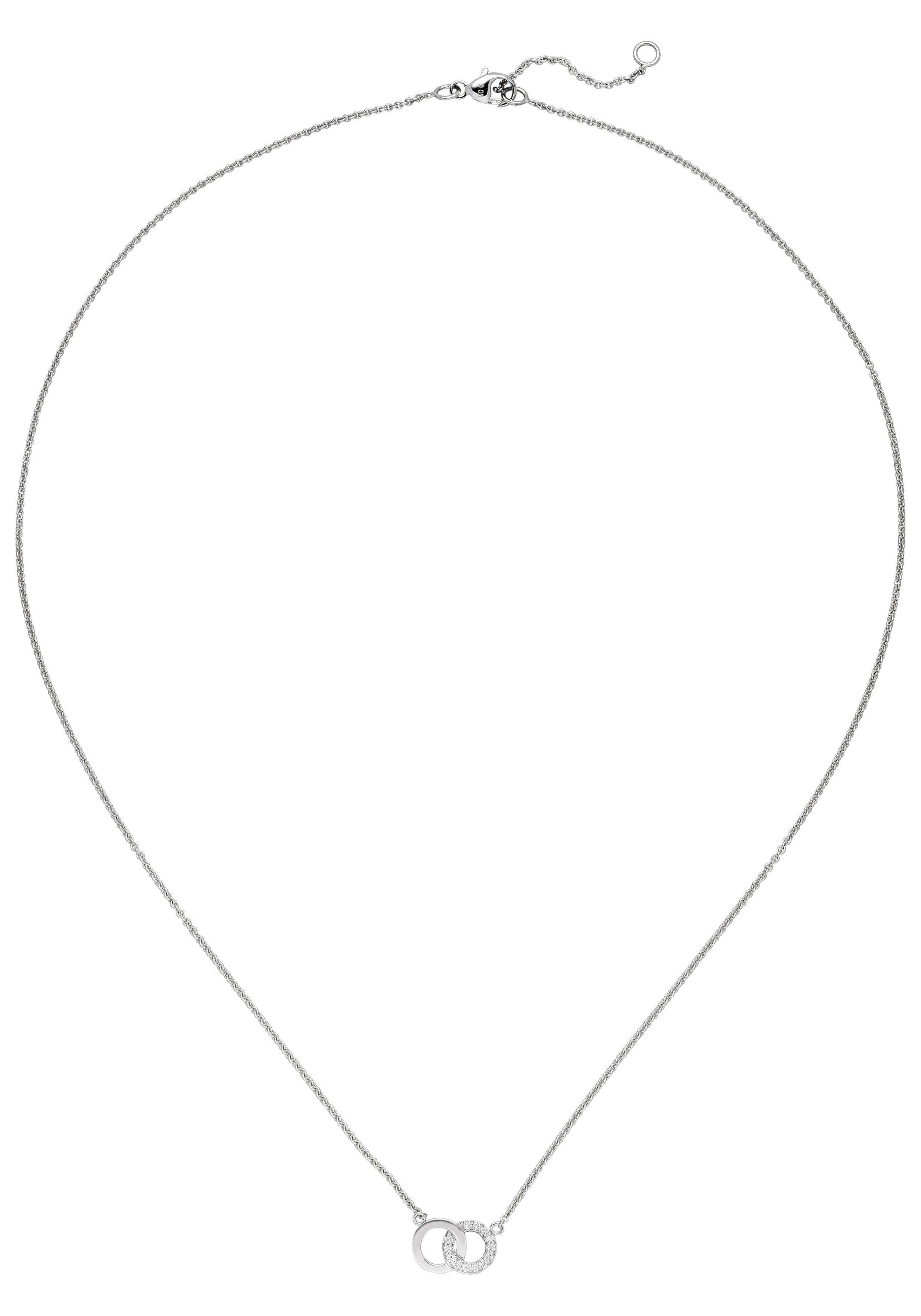 JOBO Collierkettchen, 585 Weißgold mit ...