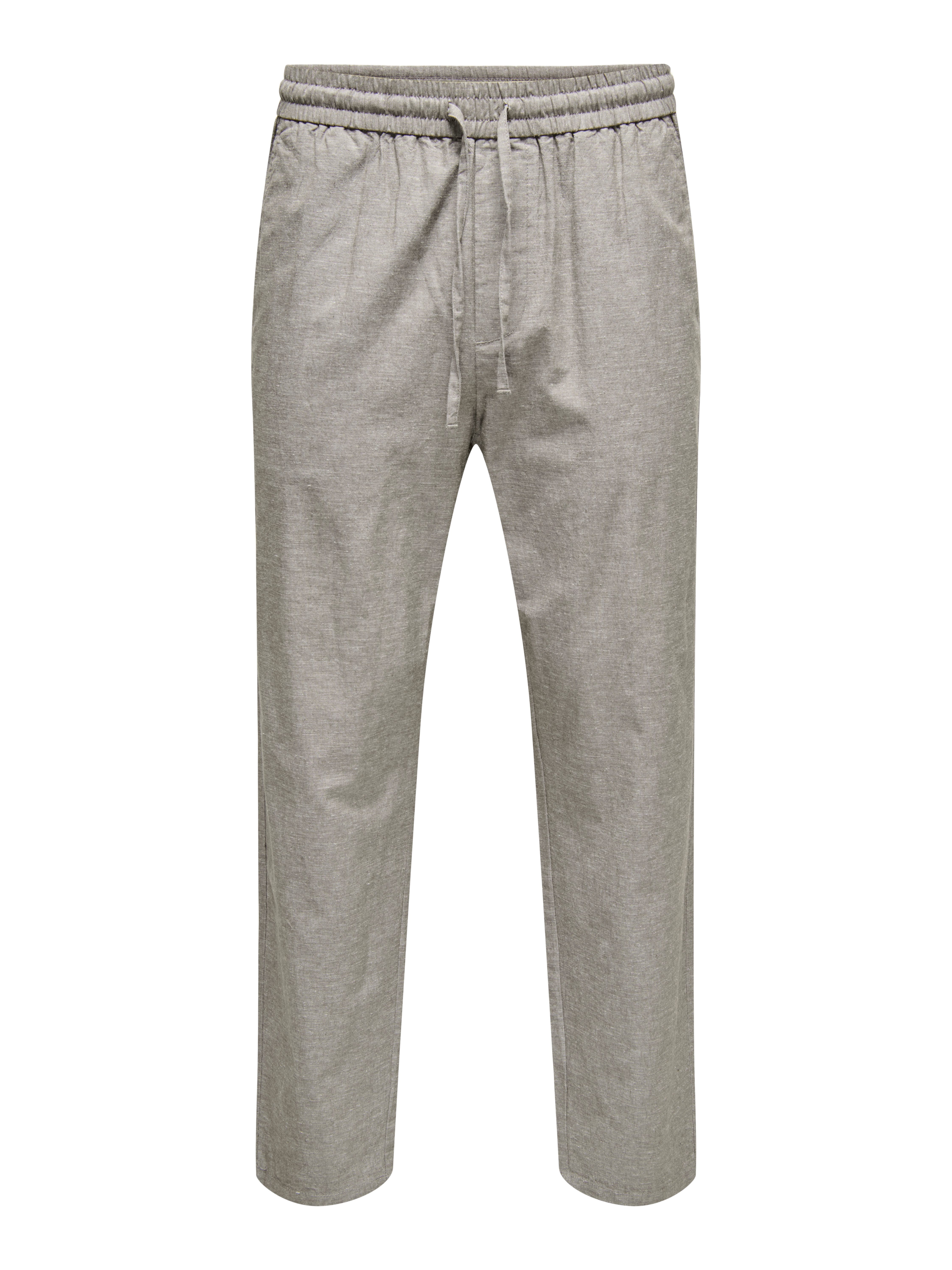 ONLY & SONS Stoffhose ONSLINUS CROP 0007 COT LIN PNT NOOS mit Leinen günstig online kaufen