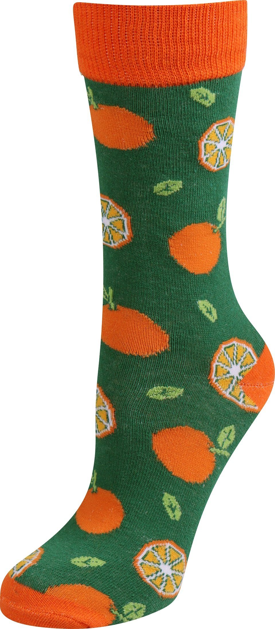 Capelli New York Socken Socken - Orangen Design