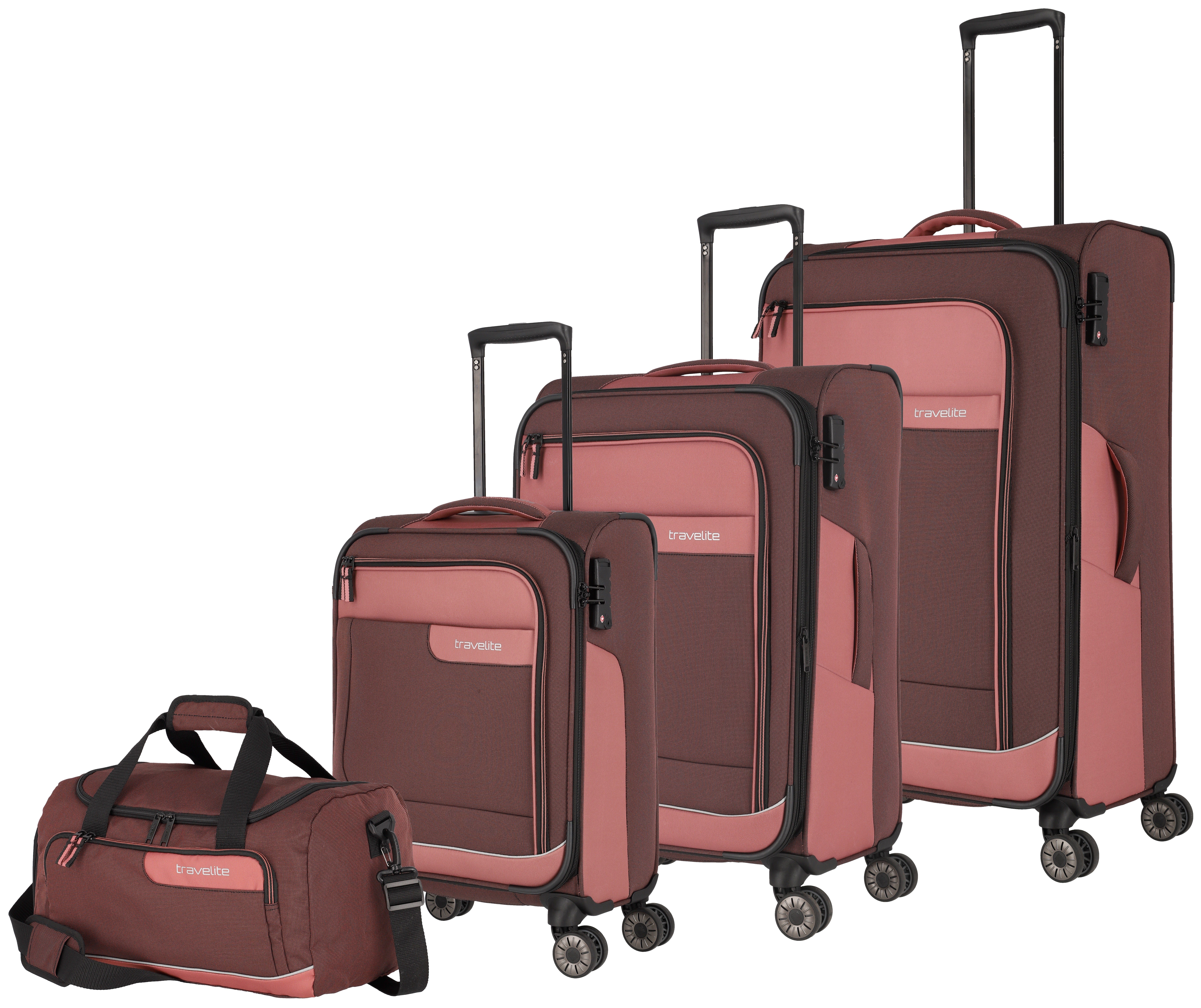 travelite Trolleyset VIIA S/M/L und Reisetasche, günstig online kaufen