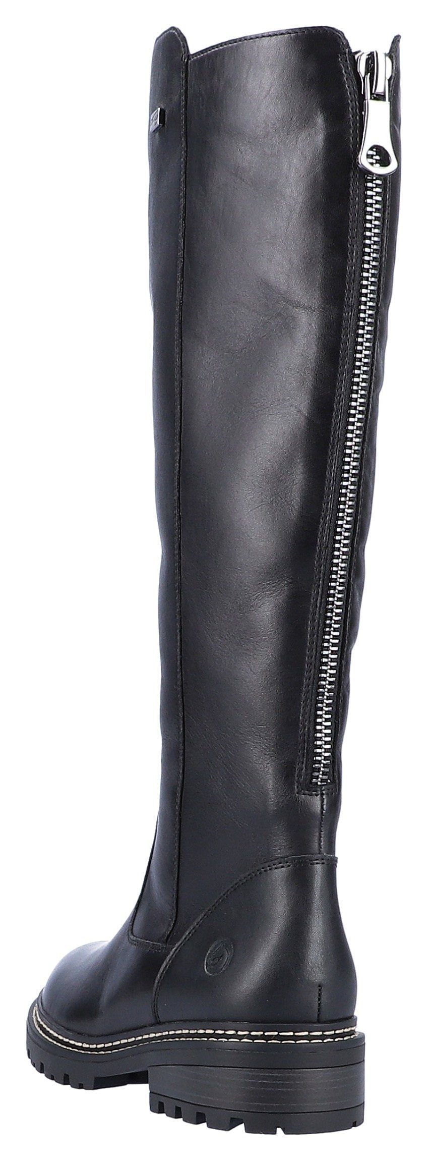Remonte Stiefel, Blockabsatz, Businesschuh, Langschaftstiefel Innenreißverschluss