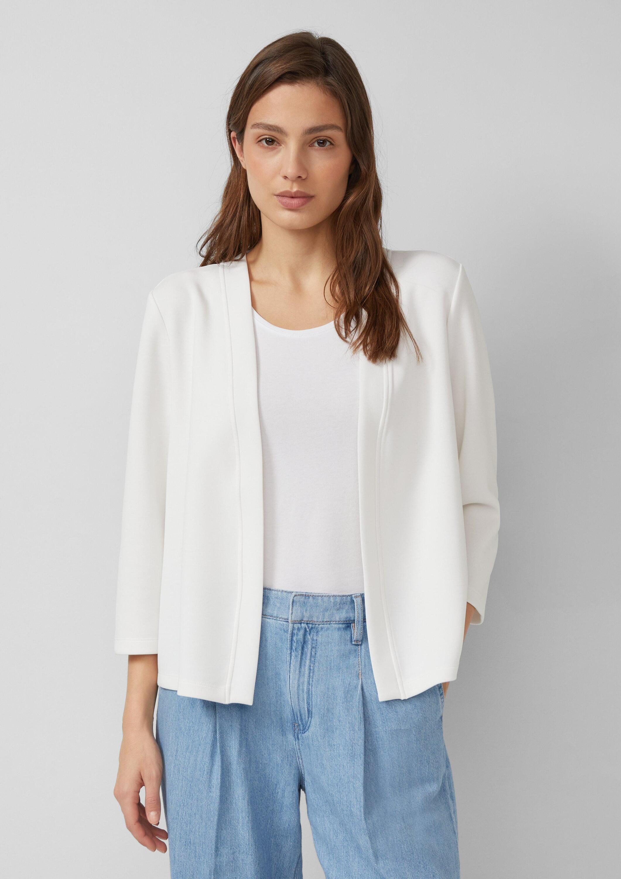 s.Oliver Sweatjacke Sweatshirt Jacke Scuba-Jacke