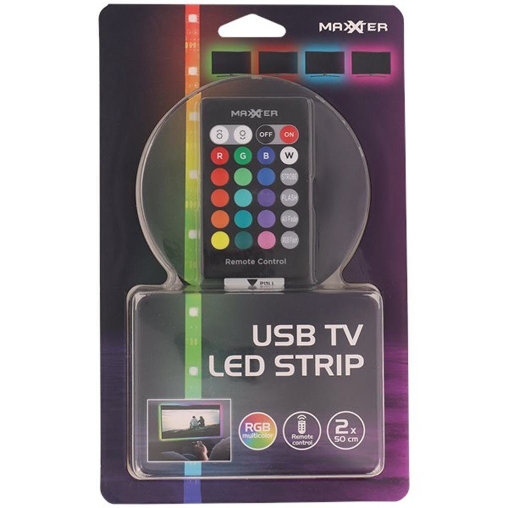 Spectrum LED Stripe »TV USB LED Leiste RGB 2 x 50 cm«