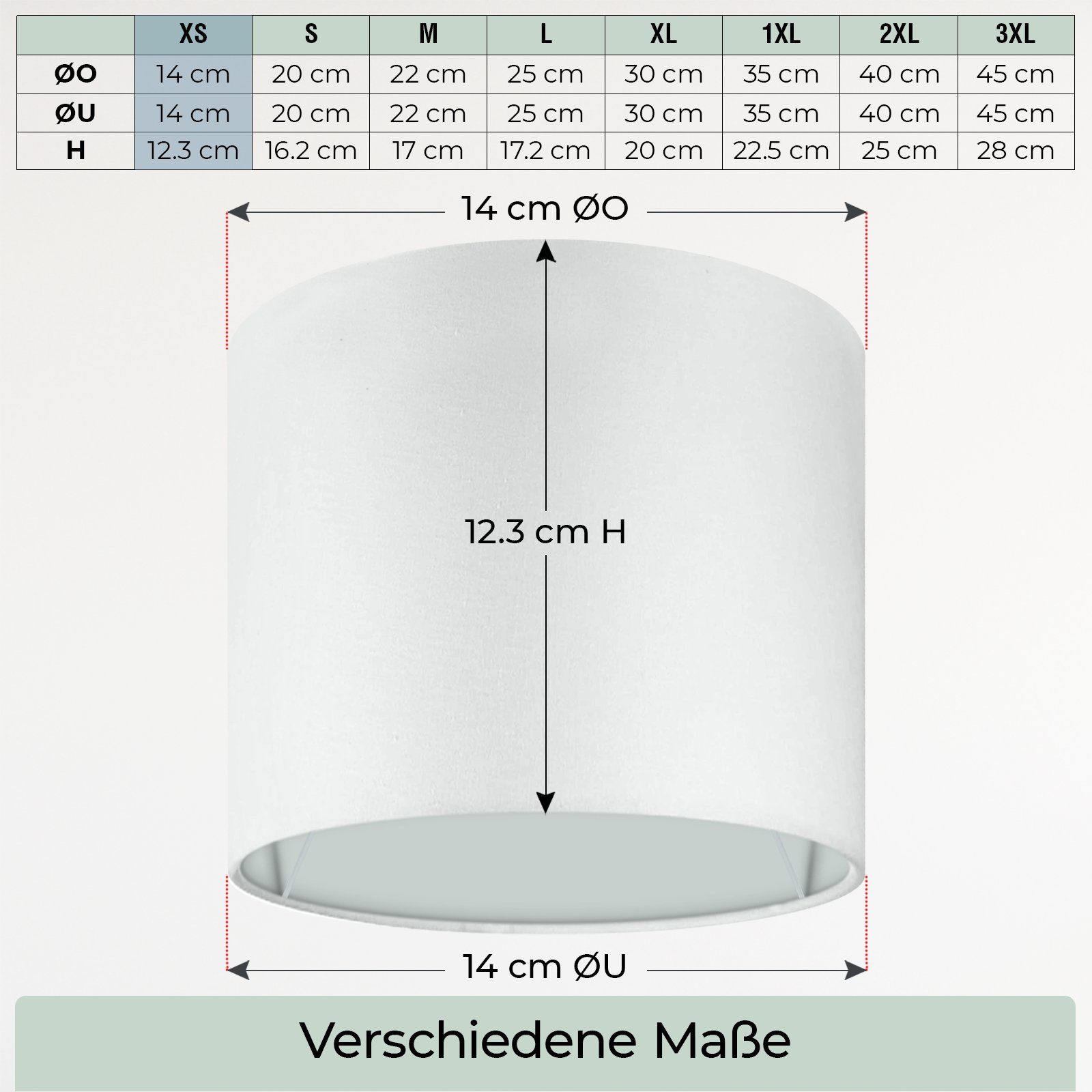 Wogati Lampenschirm Premium Hänge- und Stehlampe Lampenschirm Wogati