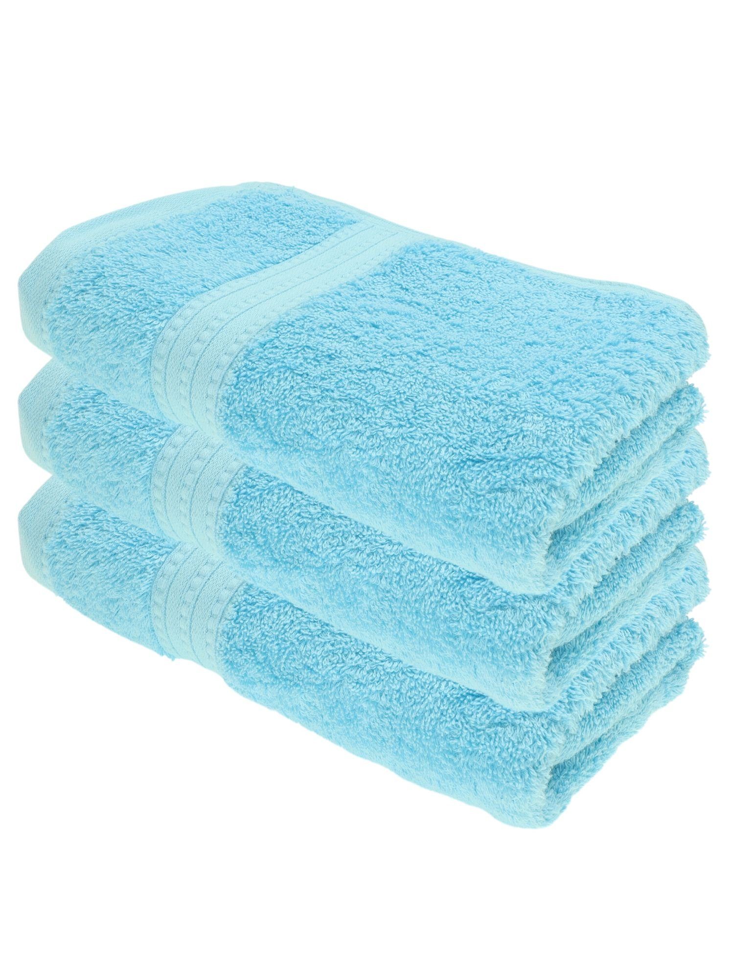 Julie Julsen Handtücher 3-Handtücher-Hellblau, Bio-Baumwolle (3-St) günstig online kaufen