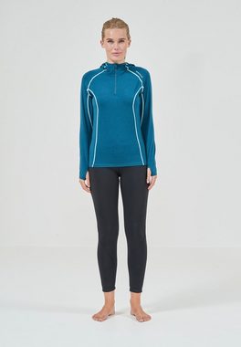 ENDURANCE Langarmshirt Vesta aus natürlichem Bambus-Merino-Mix