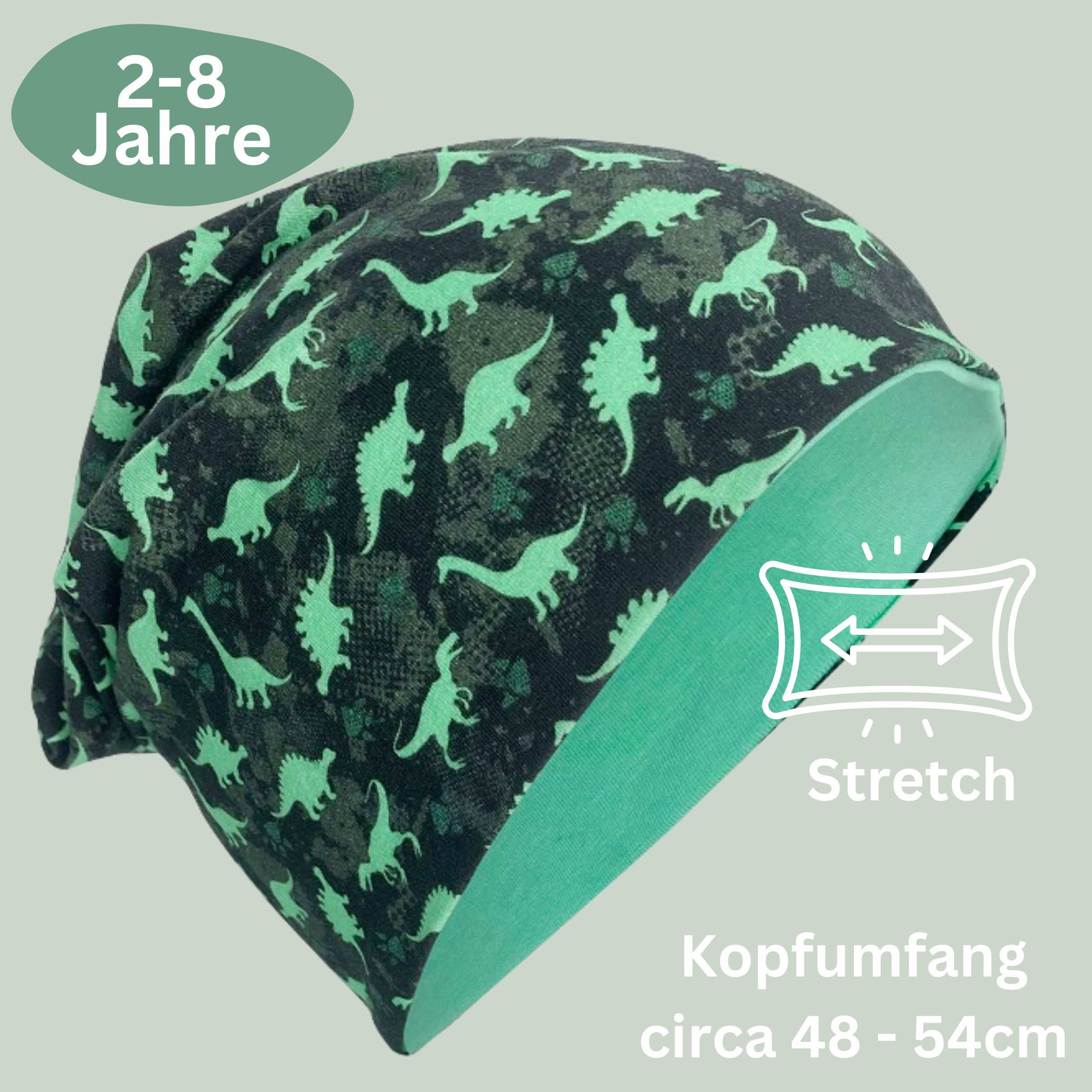 HECKBO Beanie HECKBO Kinder Mädchen Jungen Beanie Mütze & Loop-Schal Set