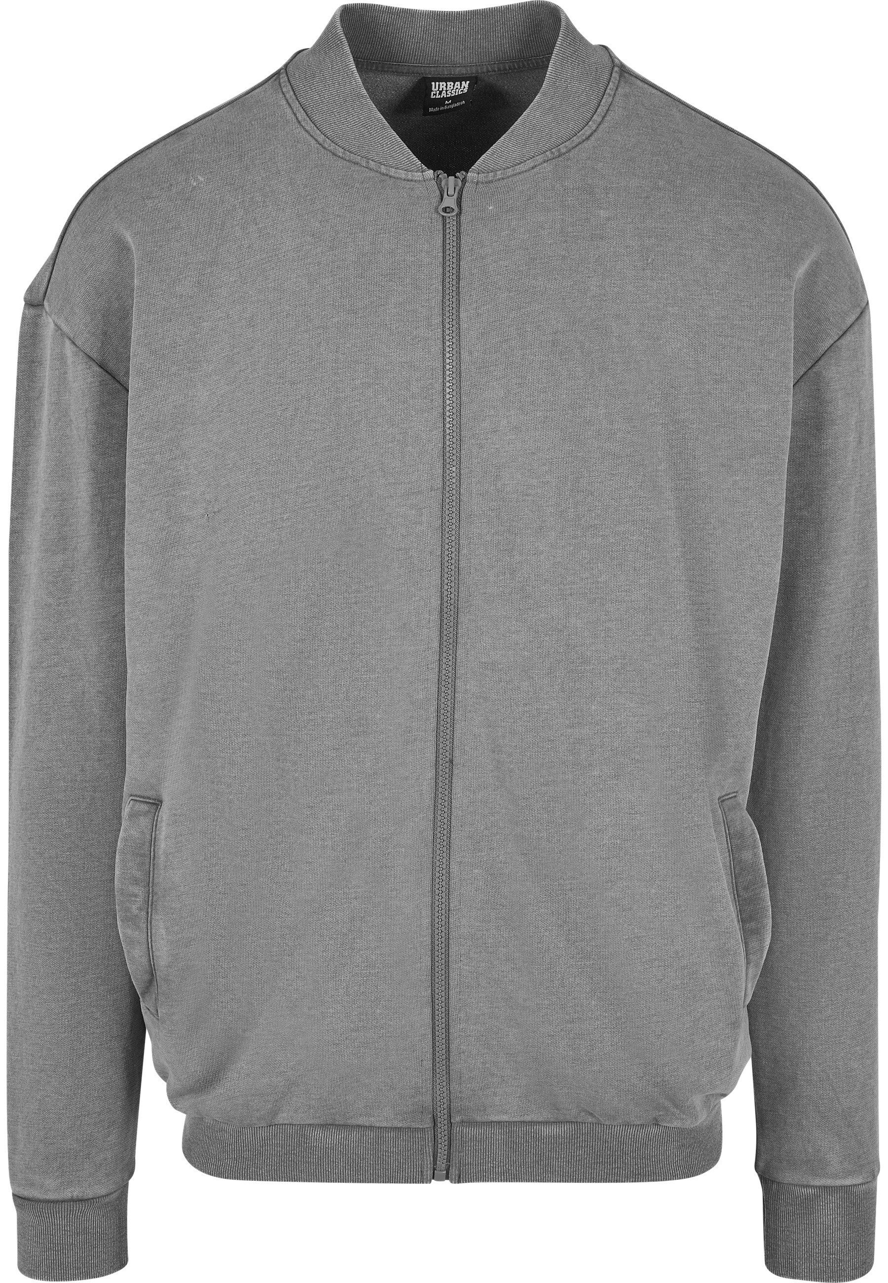 URBAN CLASSICS Bomberjacke Urban Classics Herren Washed Sweat Bomber (1-St)