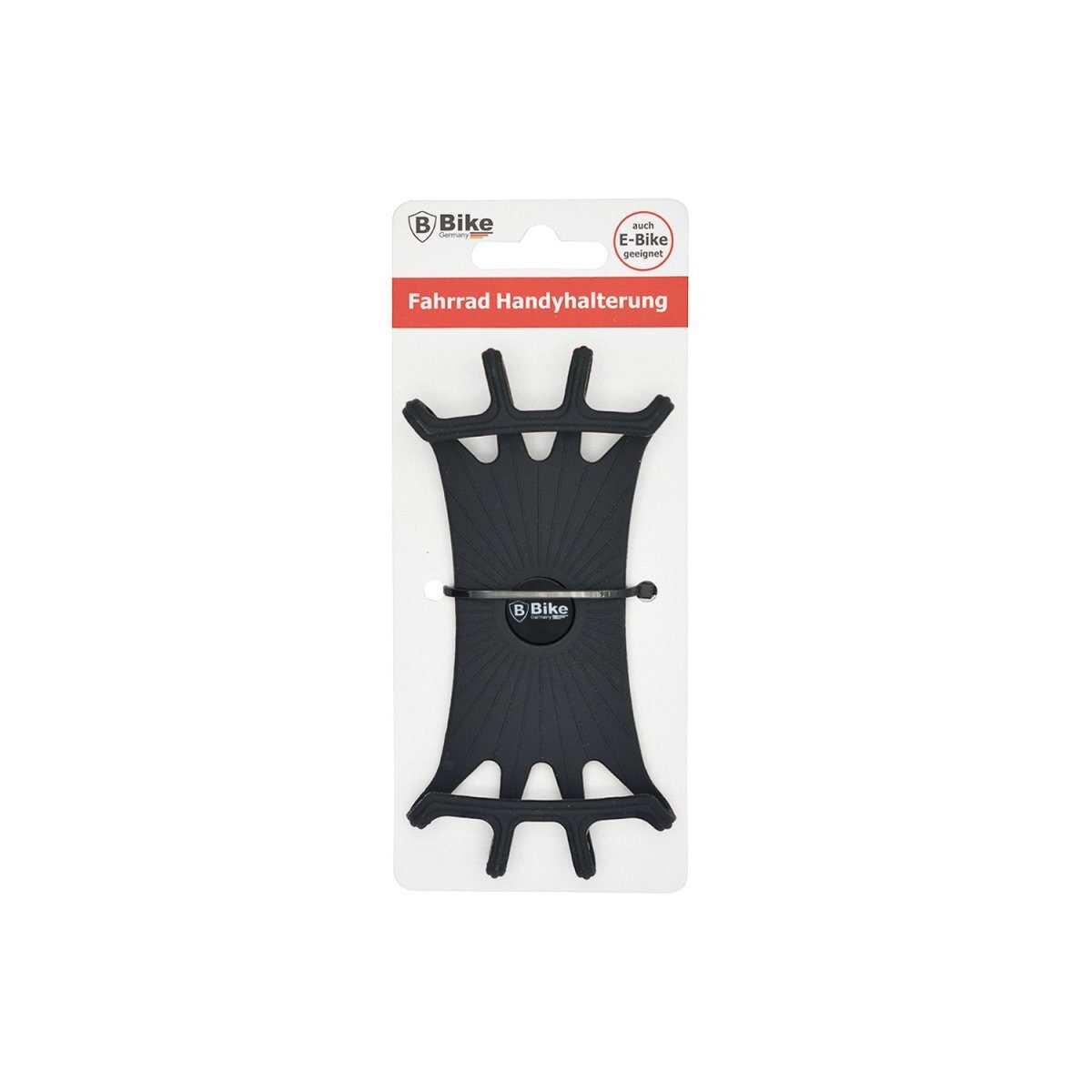 B-Bike Fahrradhalter 36359 (1-tlg), Universelle Smartphone-Halterung mit sicherem Halt am Lenker