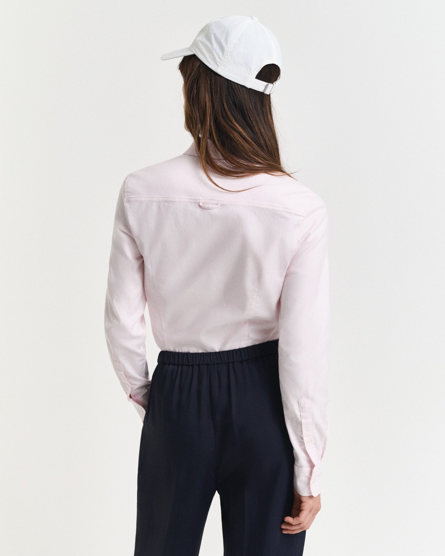 Gant Langarmbluse New Slim Stretch Oxford Blouse für bequemen Sitz u. Bewegungsfreiheit, New Slim Stretch, bügelfrei