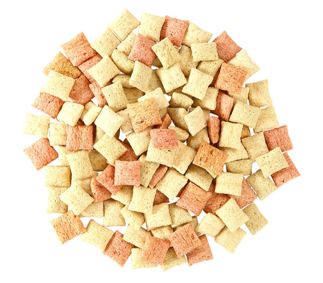 Dehner Gemüse-Ecken für Kaninchen / Nager, 8 x 150 g, für: Kleintiere, knuspriger Nagersnack, mit Proteinen