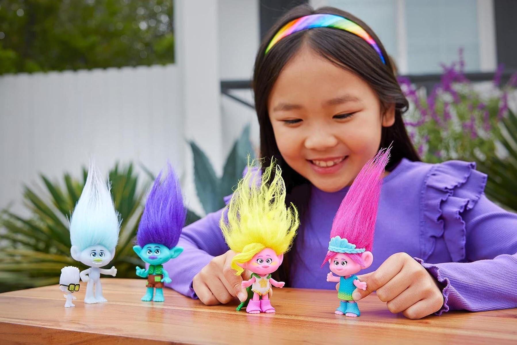 Mattel® Spielfigur Mattel DREAMWORKS TROLLS Gemeinsam Stark Königin Poppy 3+ HNF08