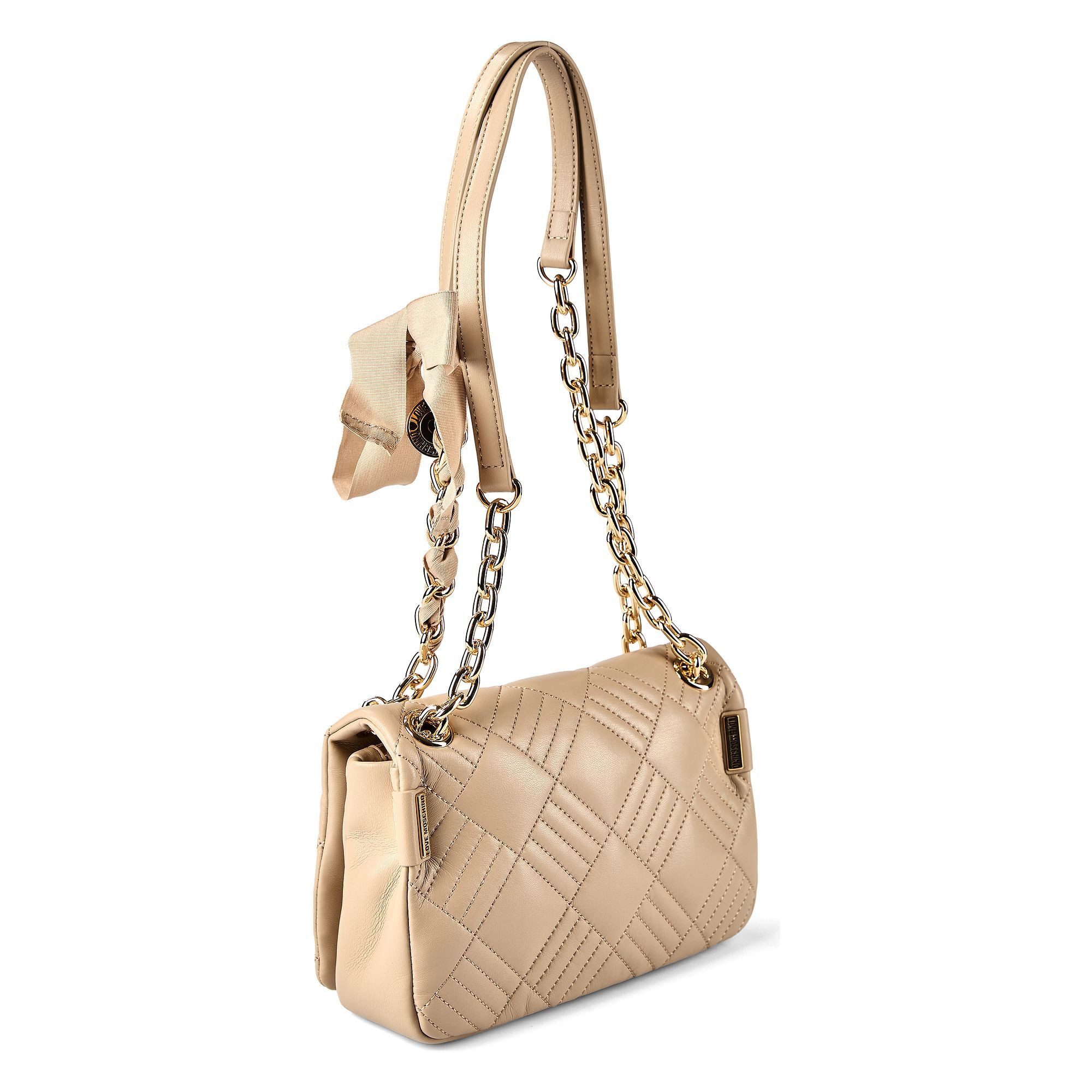 LOVE MOSCHINO Schultertasche Frog Bag, Polyurethan