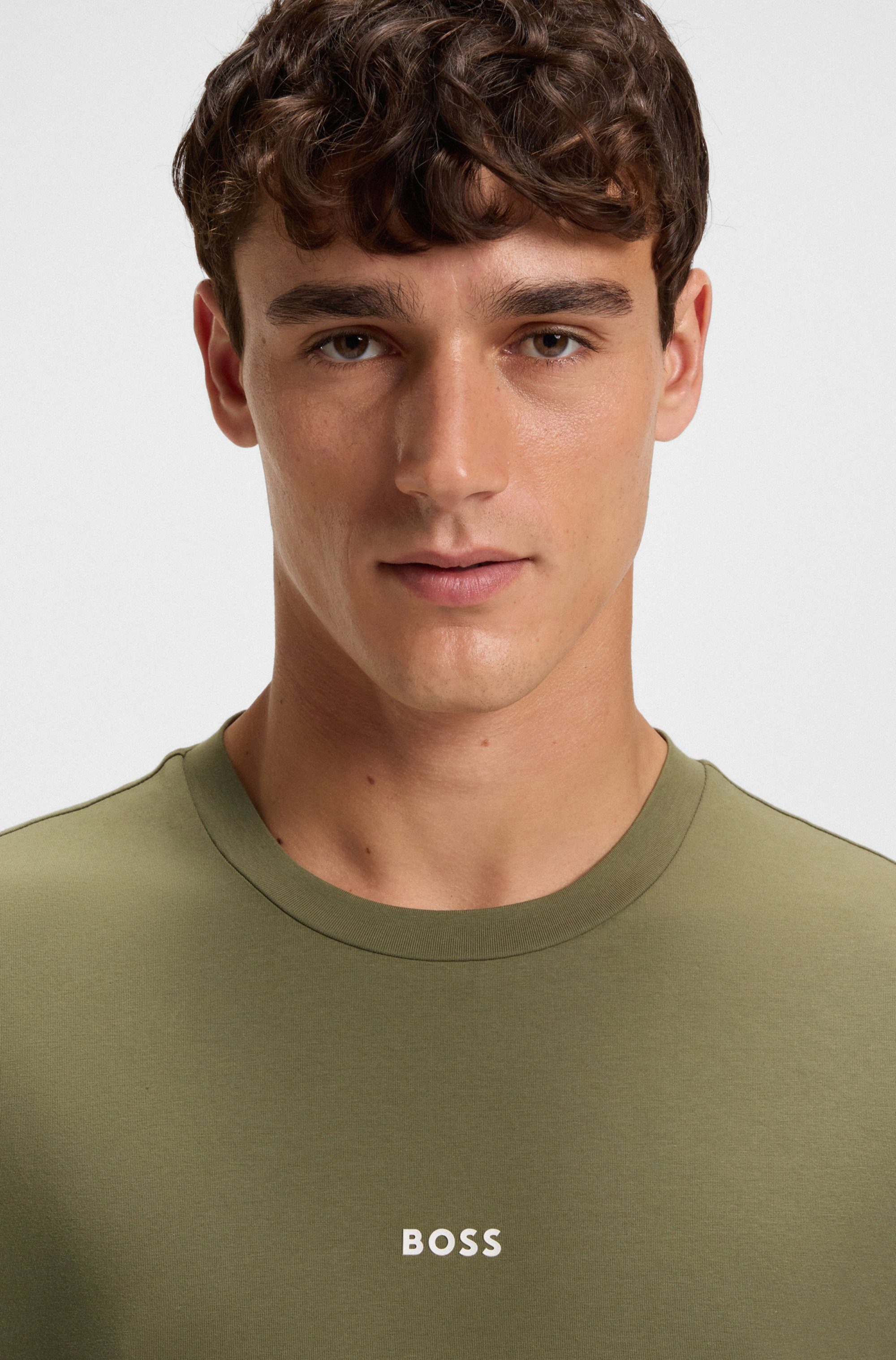 BOSS ORANGE Langarmshirt TChark mit Rundhalsausschnitt günstig online kaufen