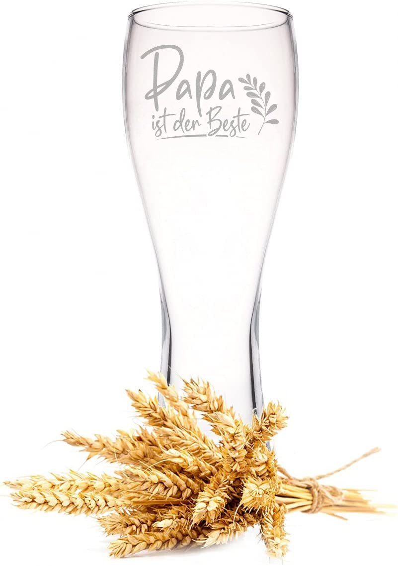 Bierglas Leonardo Weizenglas mit Gravur - Papa ist der Beste
