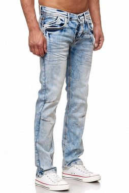 Rusty Neal Regular-fit-Jeans in angesagter Optik und bequemer Passform