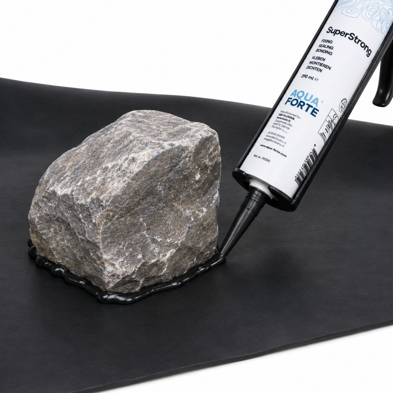 Aquaforte Aquarien-Substrat AquaForte schwarz Teichkleber Aquarienkleber Unterwasserkleber Super-S – Bild 5 von 5