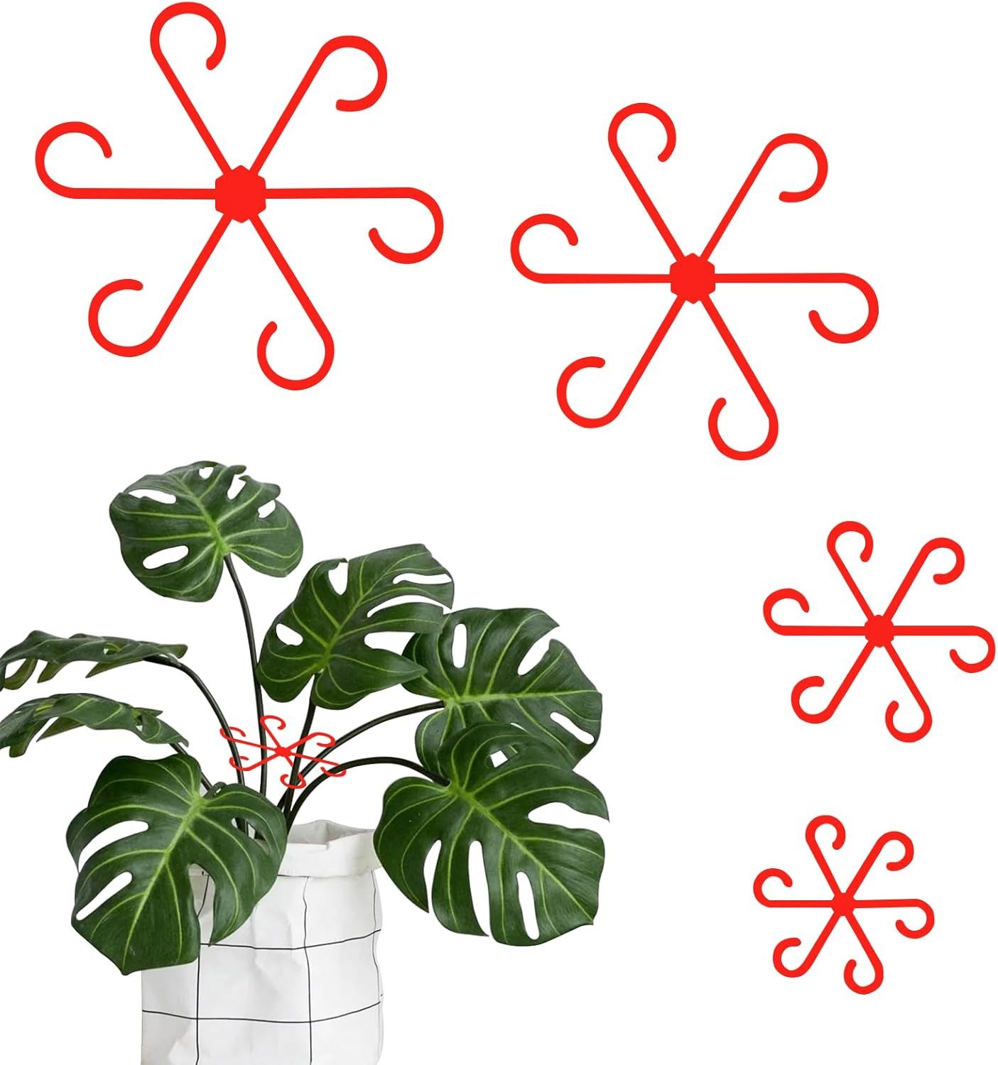 Gartenpflege-Set 4 Stück Staudenhalter, Rankhilfe und Pflanzenhalter
