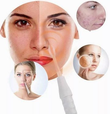 Avisto Dermaroller Kosmetikbehandlungsgerät 4-in-1 Hochfrequenzstab, Senden Sie Aknenadel, mindert Aknenarben,Verbesserung des Hautbildes,der Haut wird optimiert