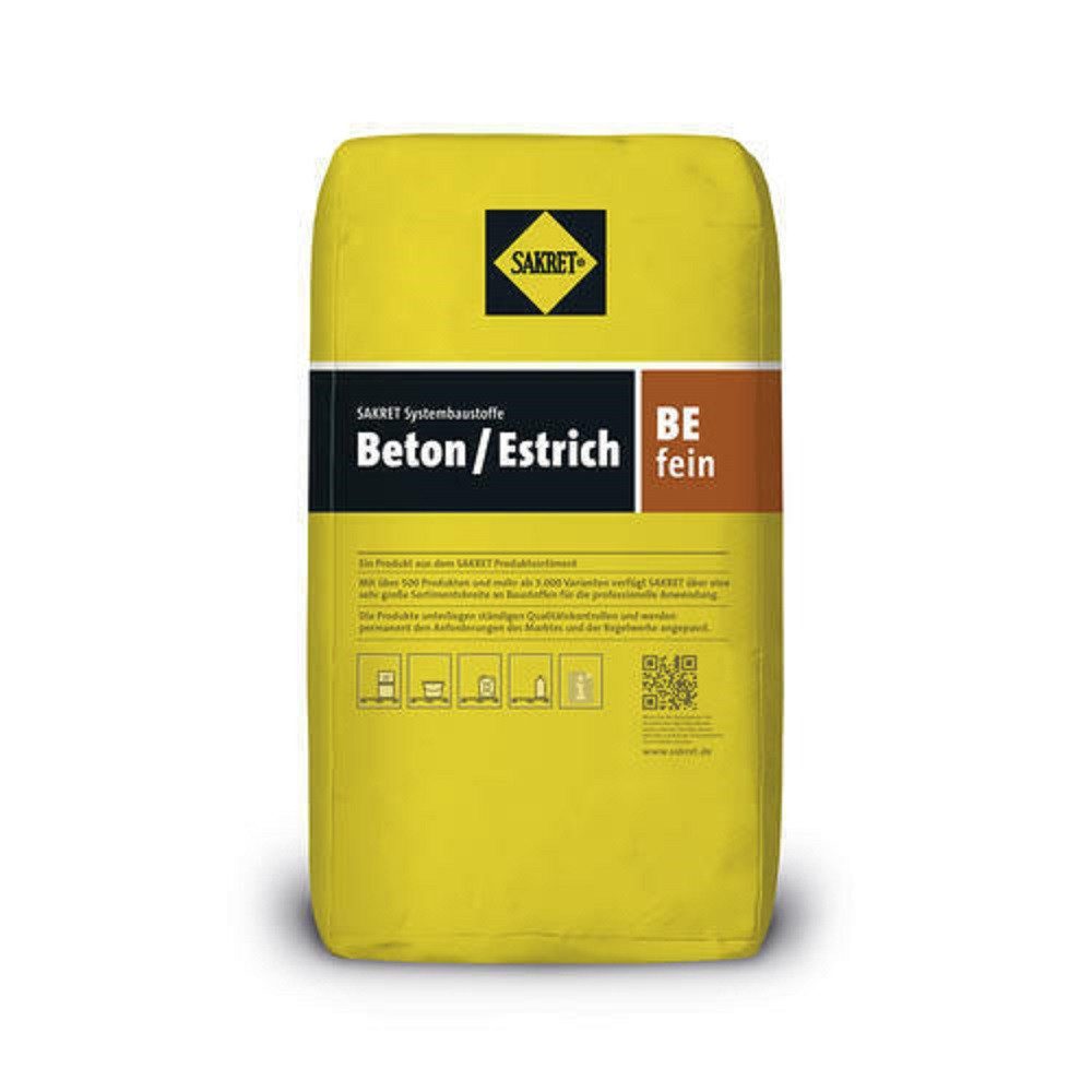Sakret Trockenbeton SAKRET Beton / Estrich BE 0-4 fein 30kg