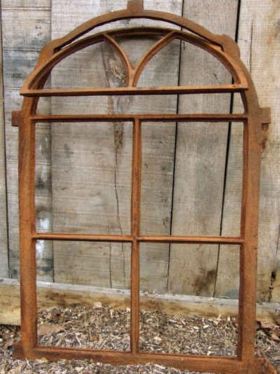 Antikas Fenster Eisenfenster klappbares Stallfenster, Fenster Oberlicht zum Klappen