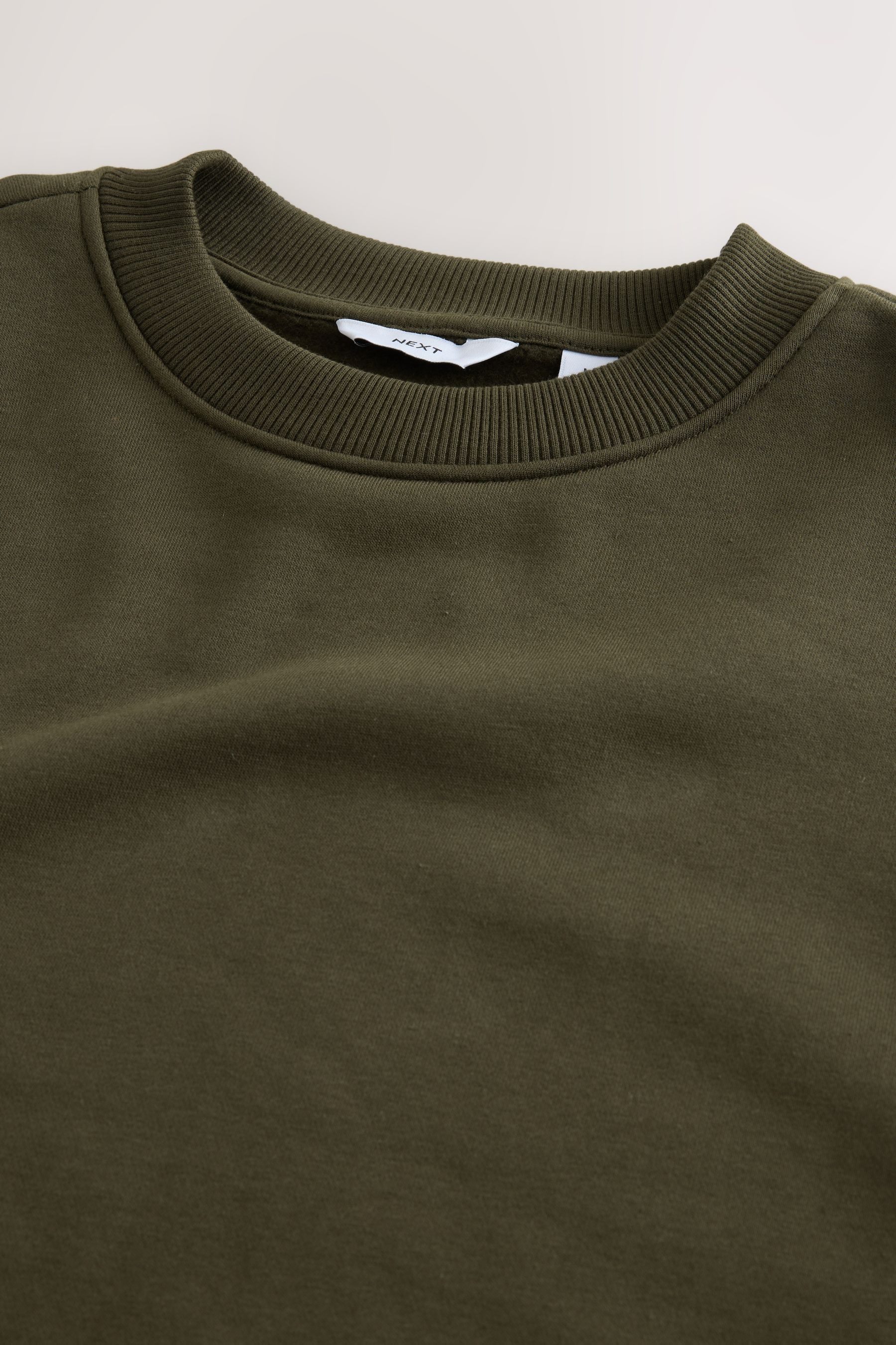 Next Sweater Schweres Regular Fit Rundhalssweatshirt (1-tlg) – Bild 4 von 5