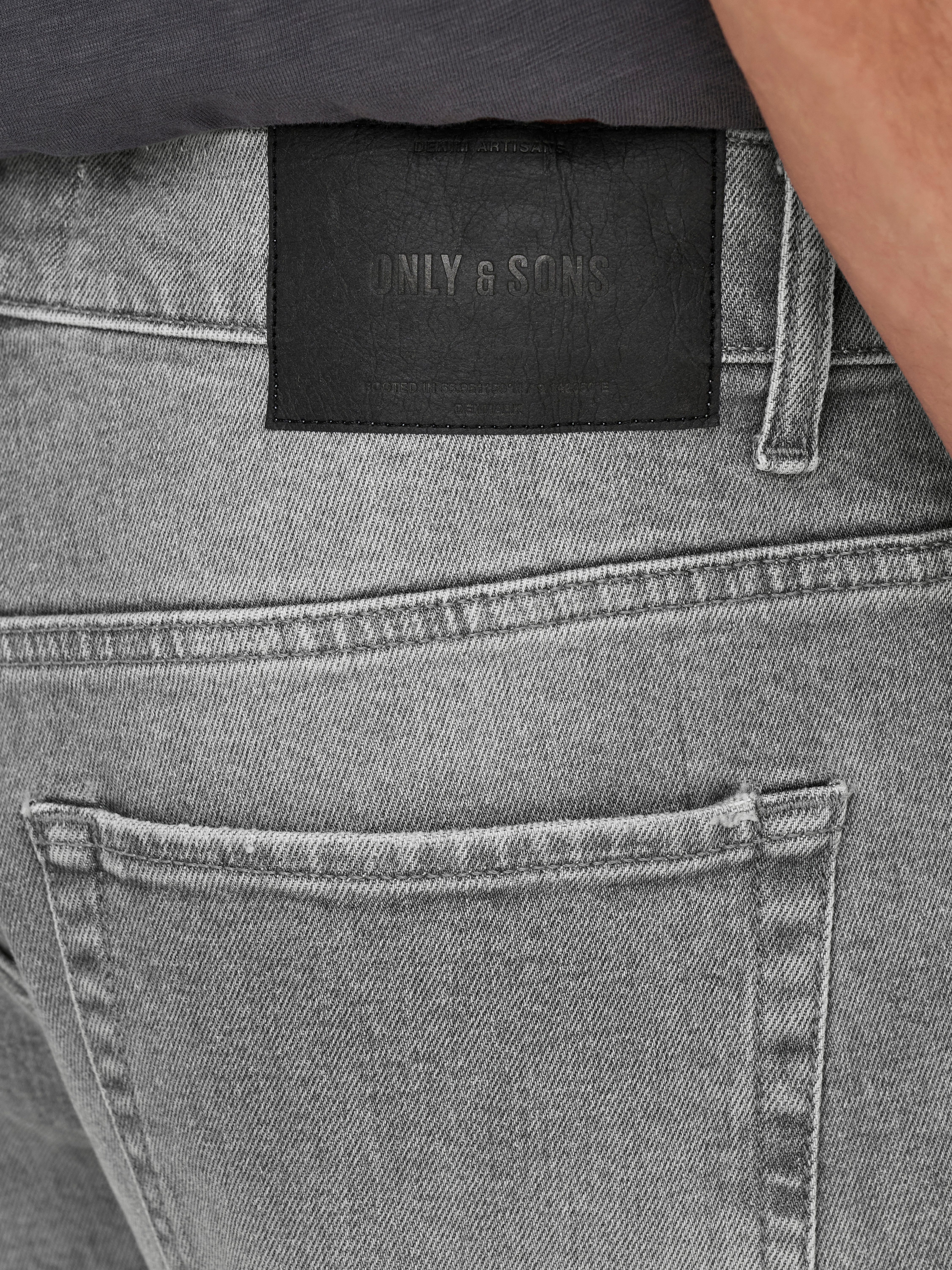 ONLY & SONS Straight-Jeans ONSEDGE PERFORMANCE LB 3816 DOT DNM NOOS Baumwollmischung, straight fit