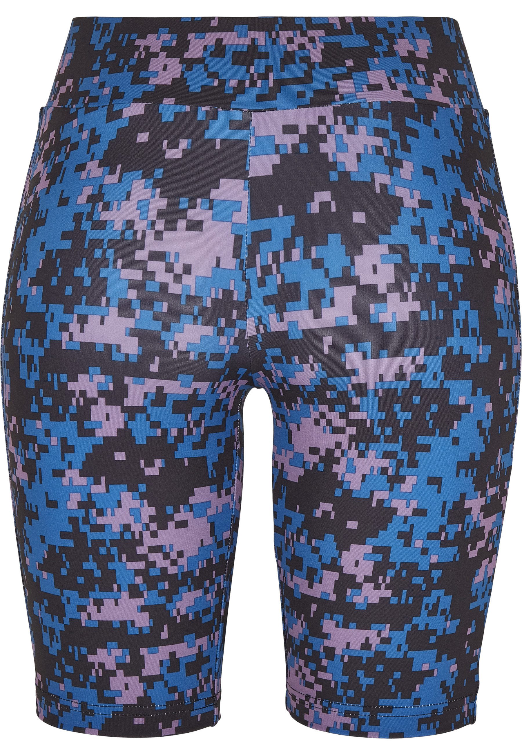 URBAN CLASSICS Stoffhose Urban Classics Damen Ladies High Waist Camo Tech Cycle Shorts (1-tlg)