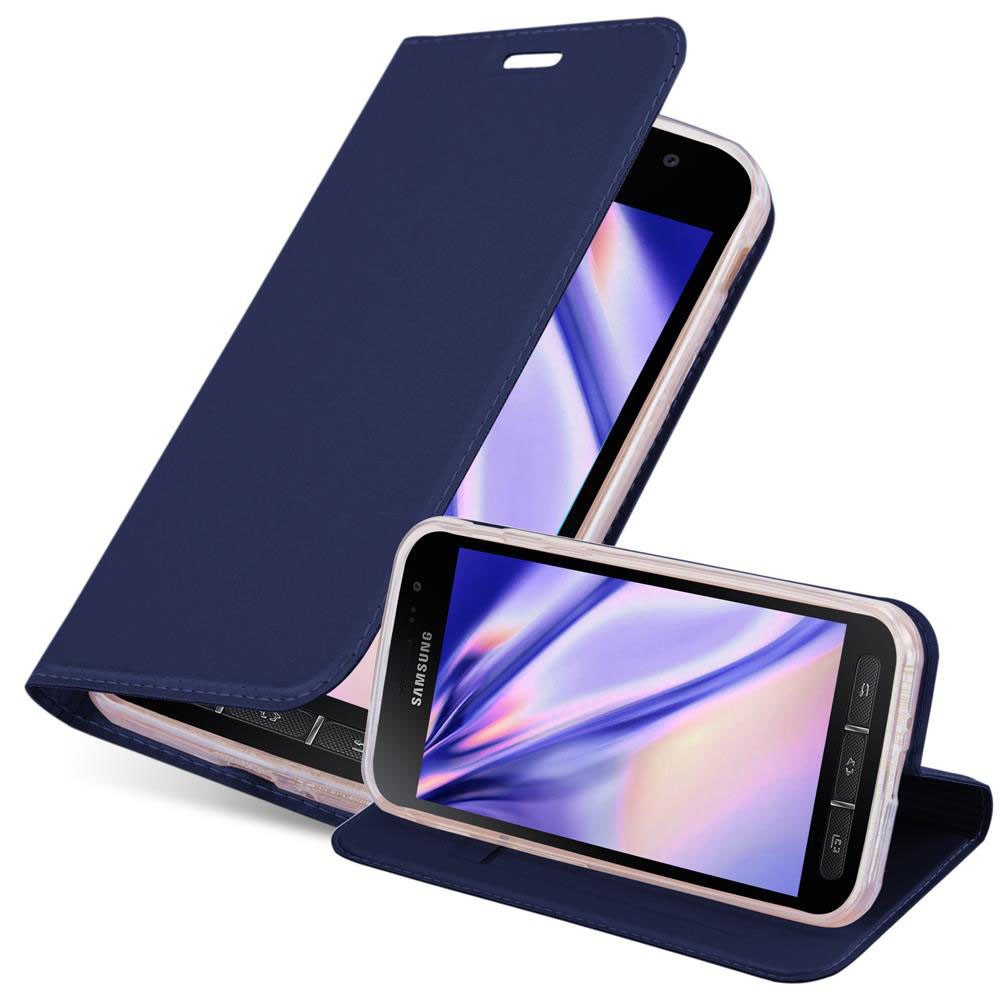Cadorabo Handyhülle für Samsung Galaxy XCover 4 / XCover 4s Hülle Samsung Galaxy XCover 4 / XCover 4s, Schutzhülle Hülle mit Standfunktion, Magnetverschluss und Kartenfach