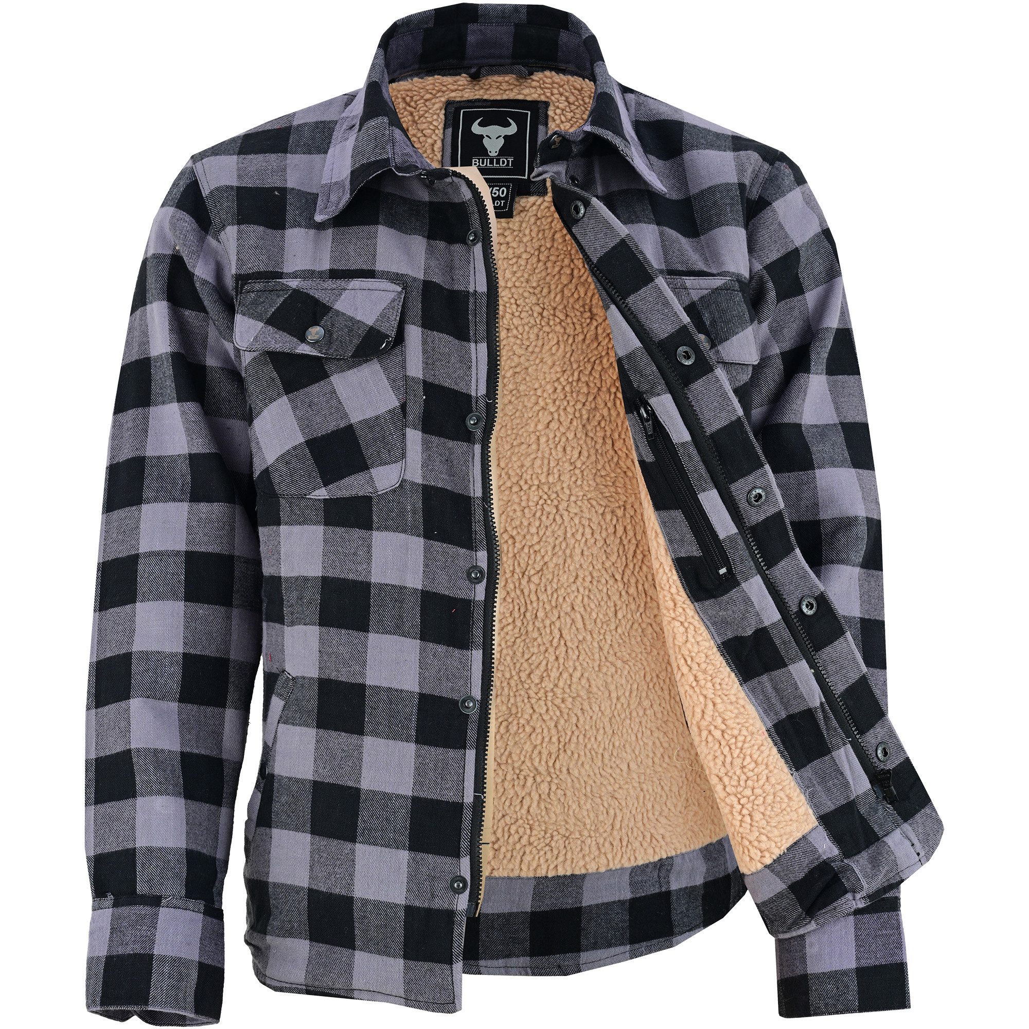 BULLDT Thermohemd Trend529-Hemd Gefüttert Lumberjack Flanellhemd günstig online kaufen